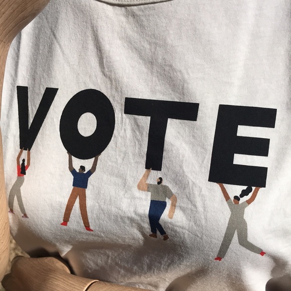🆕Madewell VOTE Tees Made in USA New NWT - Picture 4 of 13